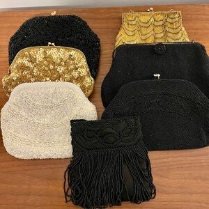 Beaded Handbags Purses 7 Piece Priced to sell La Regale Delill Walborg